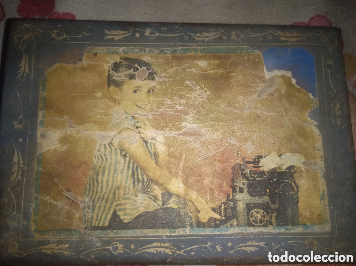 Antig&uuml;edades: Antigua Caja de Madera - Foto 1