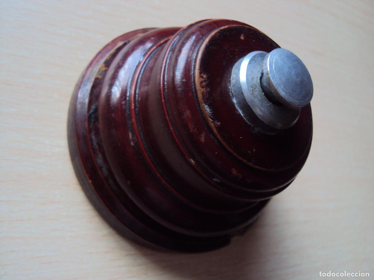Antig&uuml;edades: ANTIGUO TIMBRE madera y metal FUNCIONAL - Foto 1