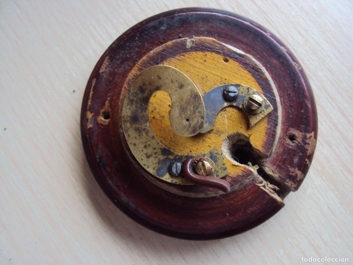 Antig&uuml;edades: ANTIGUO TIMBRE madera y metal FUNCIONAL - Foto 3
