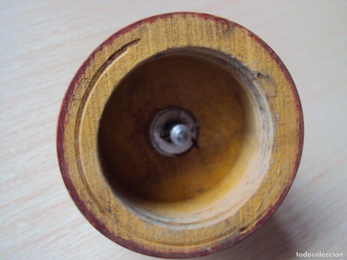 Antig&uuml;edades: ANTIGUO TIMBRE madera y metal FUNCIONAL - Foto 4