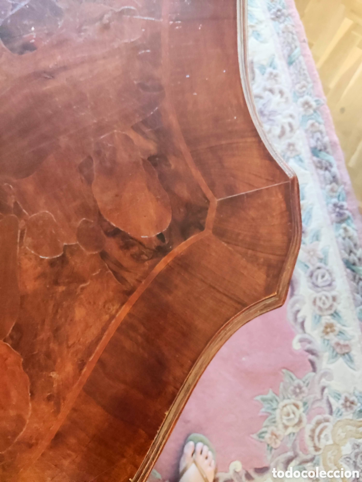 Antig&uuml;edades: Mesa de comedor de anticuario tallada a mano - Foto 4