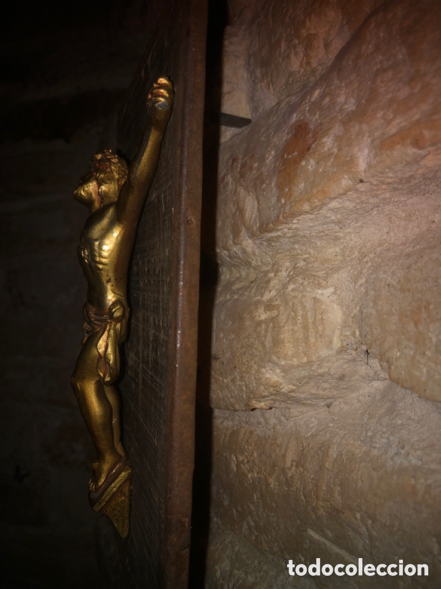 Antig&uuml;edades: Cristo antiguo tabla - Foto 3