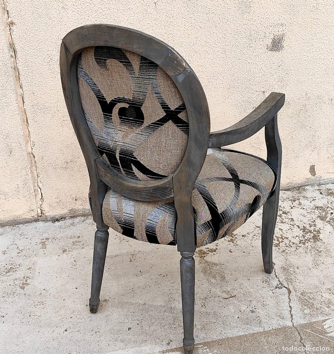 Antig&uuml;edades: Sillon tapizado moderno - Foto 6