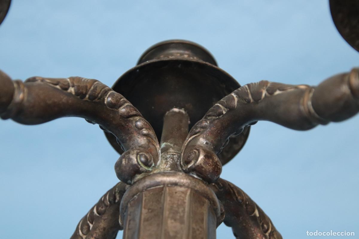 Antig&uuml;edades: PAREJA CANDELABROS ANTIGUOS - Foto 13