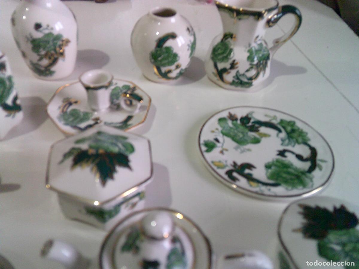 Antig&uuml;edades: Colecci&oacute;n de miniaturas de porcelana de la marca Mason,s Chartrease England - Foto 3