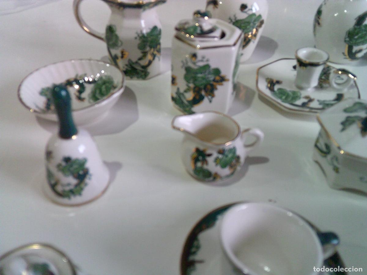 Antig&uuml;edades: Colecci&oacute;n de miniaturas de porcelana de la marca Mason,s Chartrease England - Foto 6