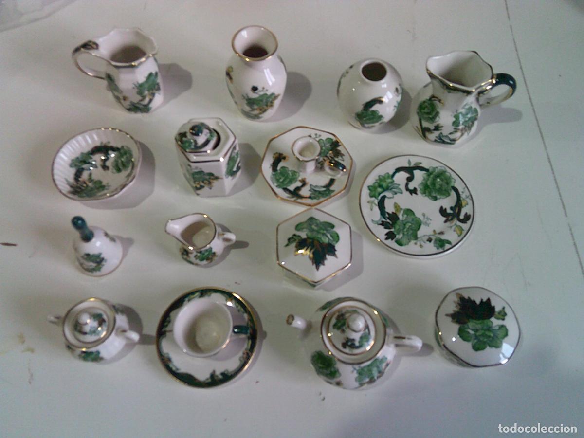 Antig&uuml;edades: Colecci&oacute;n de miniaturas de porcelana de la marca Mason,s Chartrease England - Foto 1