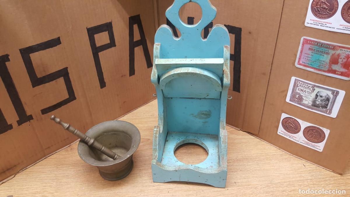 Antig&uuml;edades: ANTIGUO ALMIREZ CON SOPORTE - Foto 7