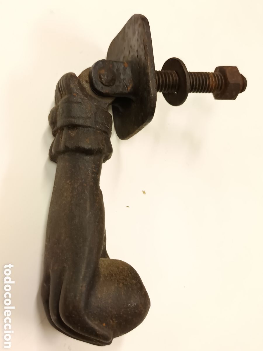 Antig&uuml;edades: Llamafor mano de F&aacute;tima en hierro - Foto 3