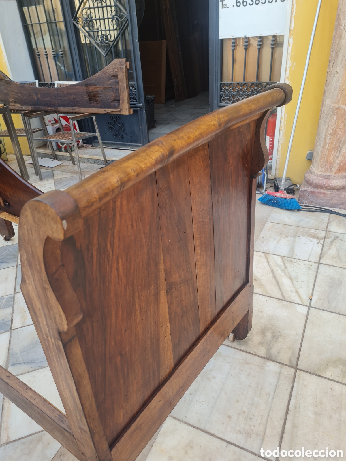 Antig&uuml;edades: Cama imperio de epoca - Foto 2