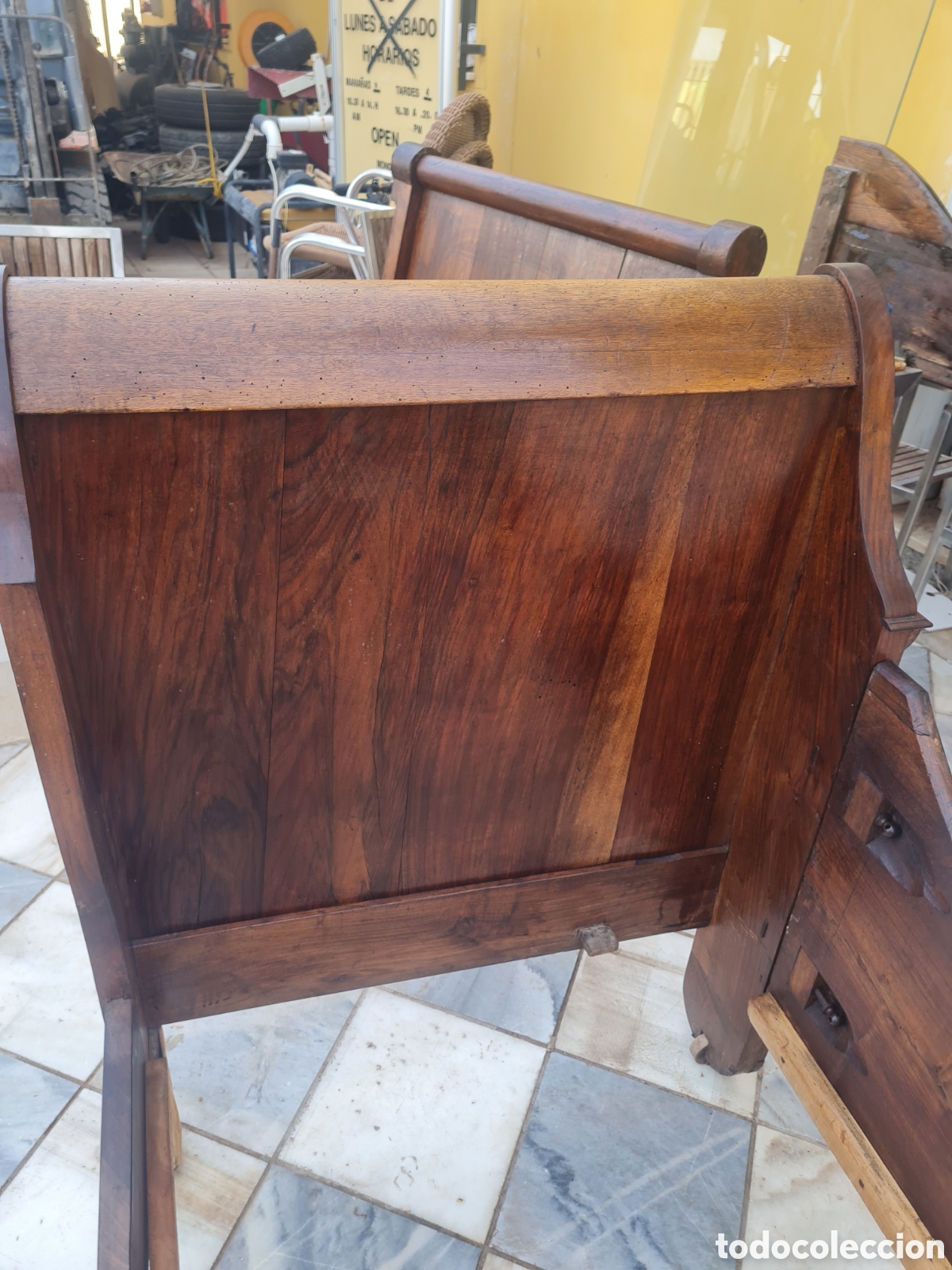 Antig&uuml;edades: Cama imperio de epoca - Foto 3