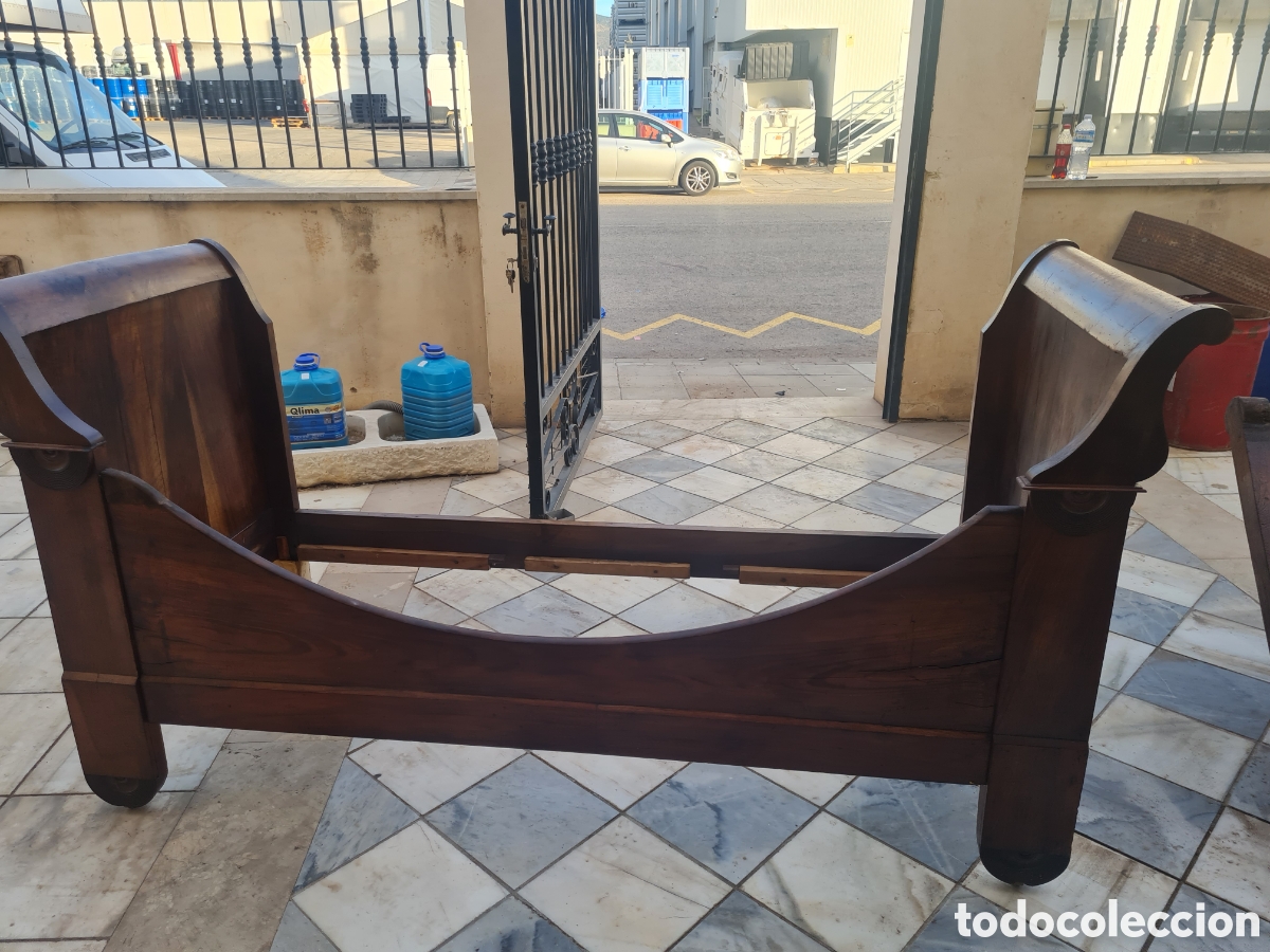 Antig&uuml;edades: Cama imperio de epoca - Foto 7