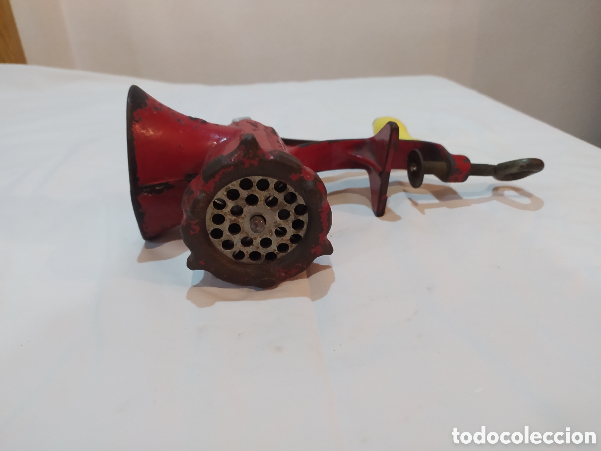 Antig&uuml;edades: Antiguo molinillo de triturar carne - Foto 4