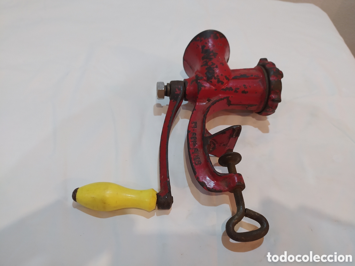 Antig&uuml;edades: Antiguo molinillo de triturar carne - Foto 5