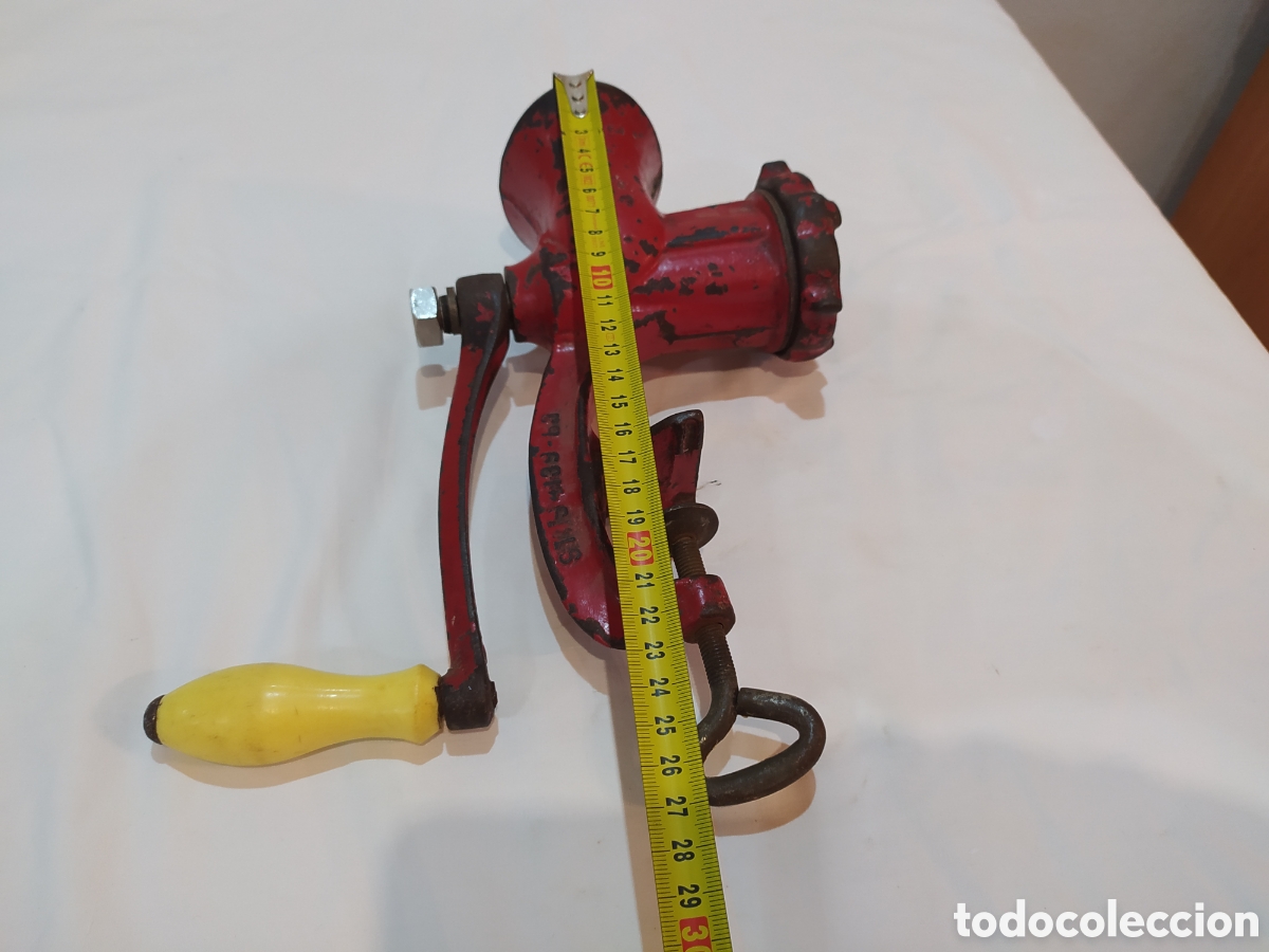 Antig&uuml;edades: Antiguo molinillo de triturar carne - Foto 8