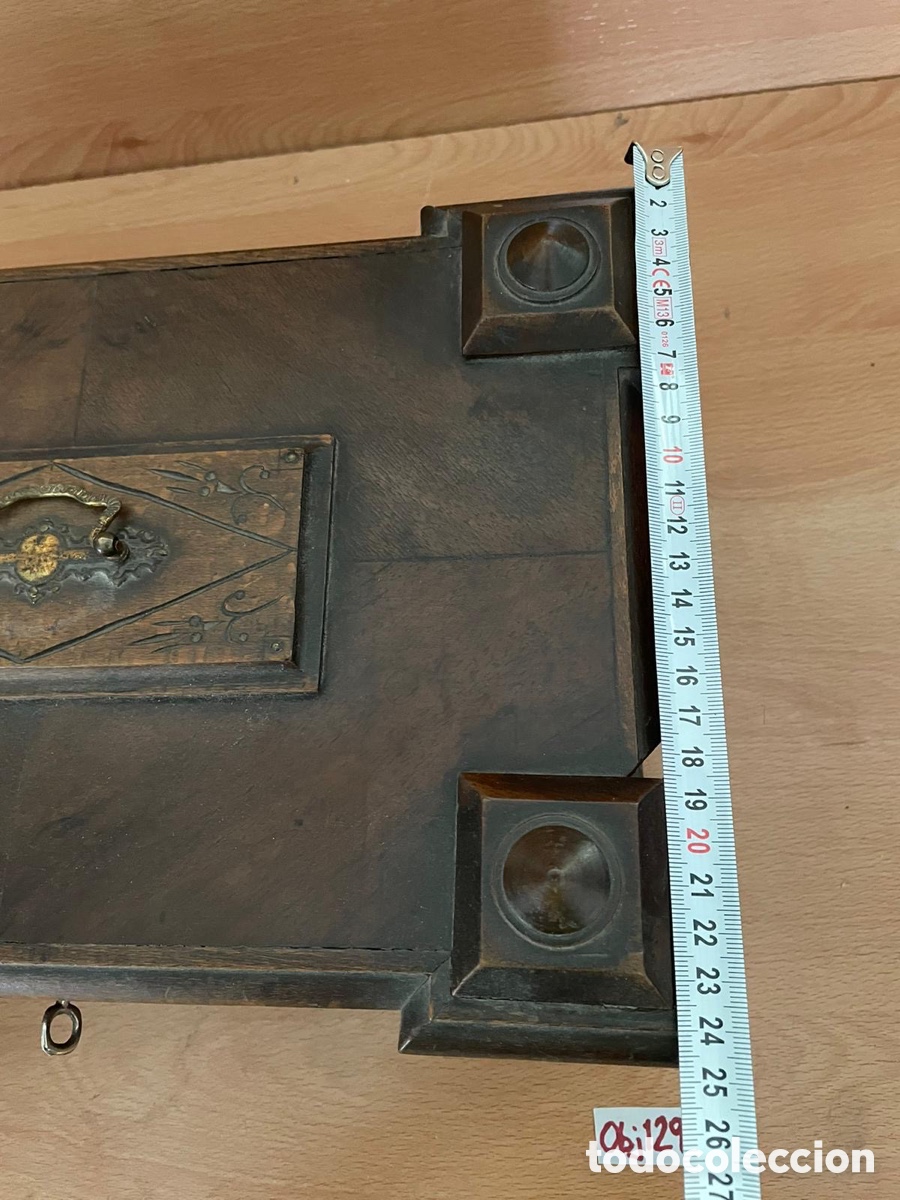 Antig&uuml;edades: Caja de joyero madera antigua - Foto 3