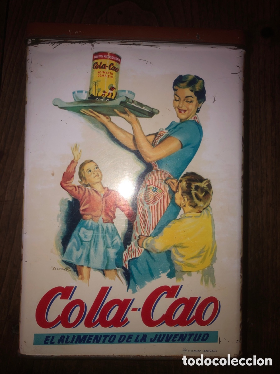 Antig&uuml;edades: Colacao lata antigua - Foto 1