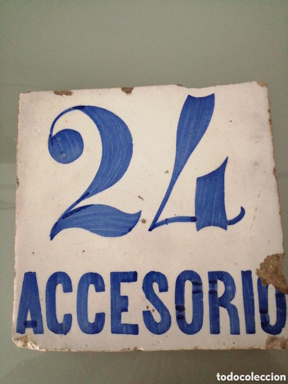 Antig&uuml;edades: AZULEJO ANTIGUO 20x0,75 - Foto 3
