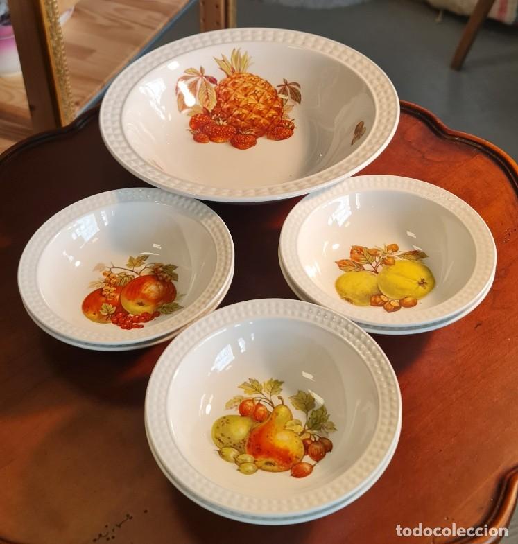 Antig&uuml;edades: Juego postre 6 servicios PONTESA - Foto 3