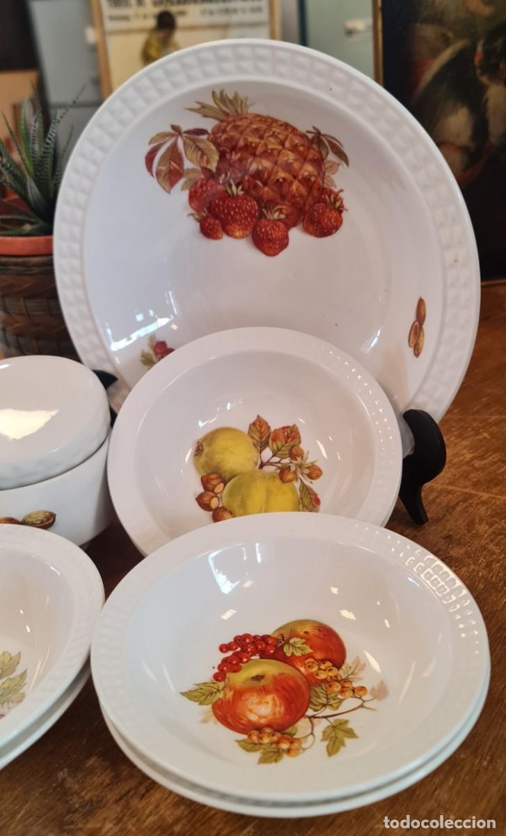 Antig&uuml;edades: Juego postre 6 servicios PONTESA - Foto 7