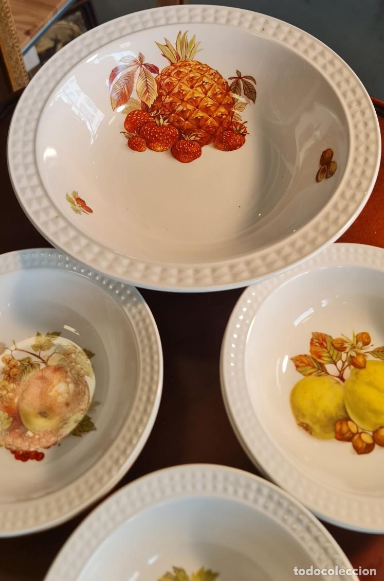 Antig&uuml;edades: Juego postre 6 servicios PONTESA - Foto 8