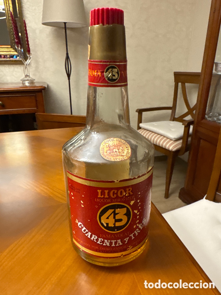 Antig&uuml;edades: Antigua botella licor 43 - Foto 1