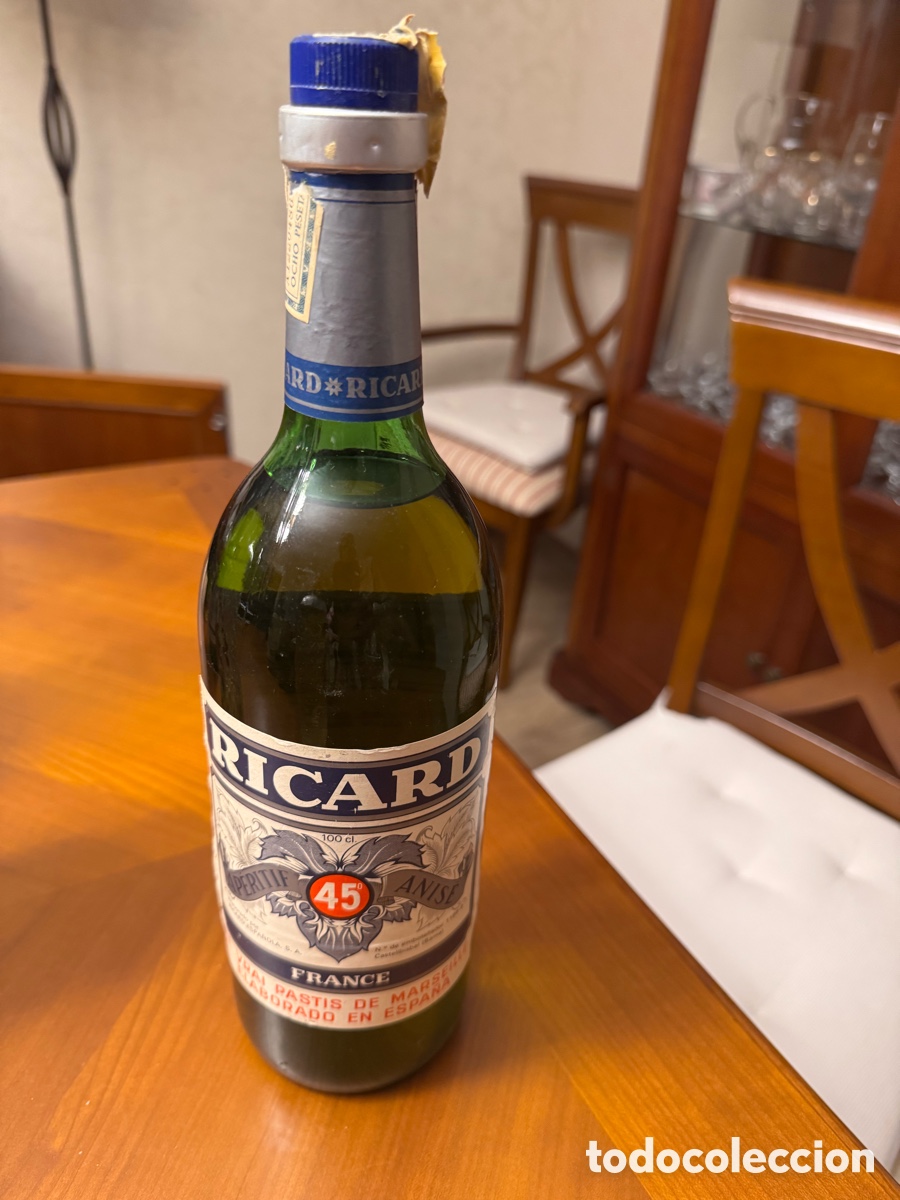 Antig&uuml;edades: Antigua botella Ricard - Foto 2