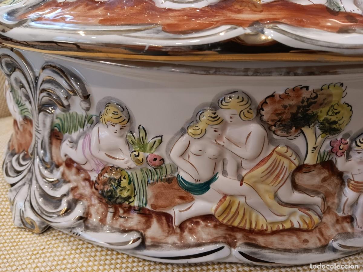 Antig&uuml;edades: Centro de mesa ceramica - Foto 3