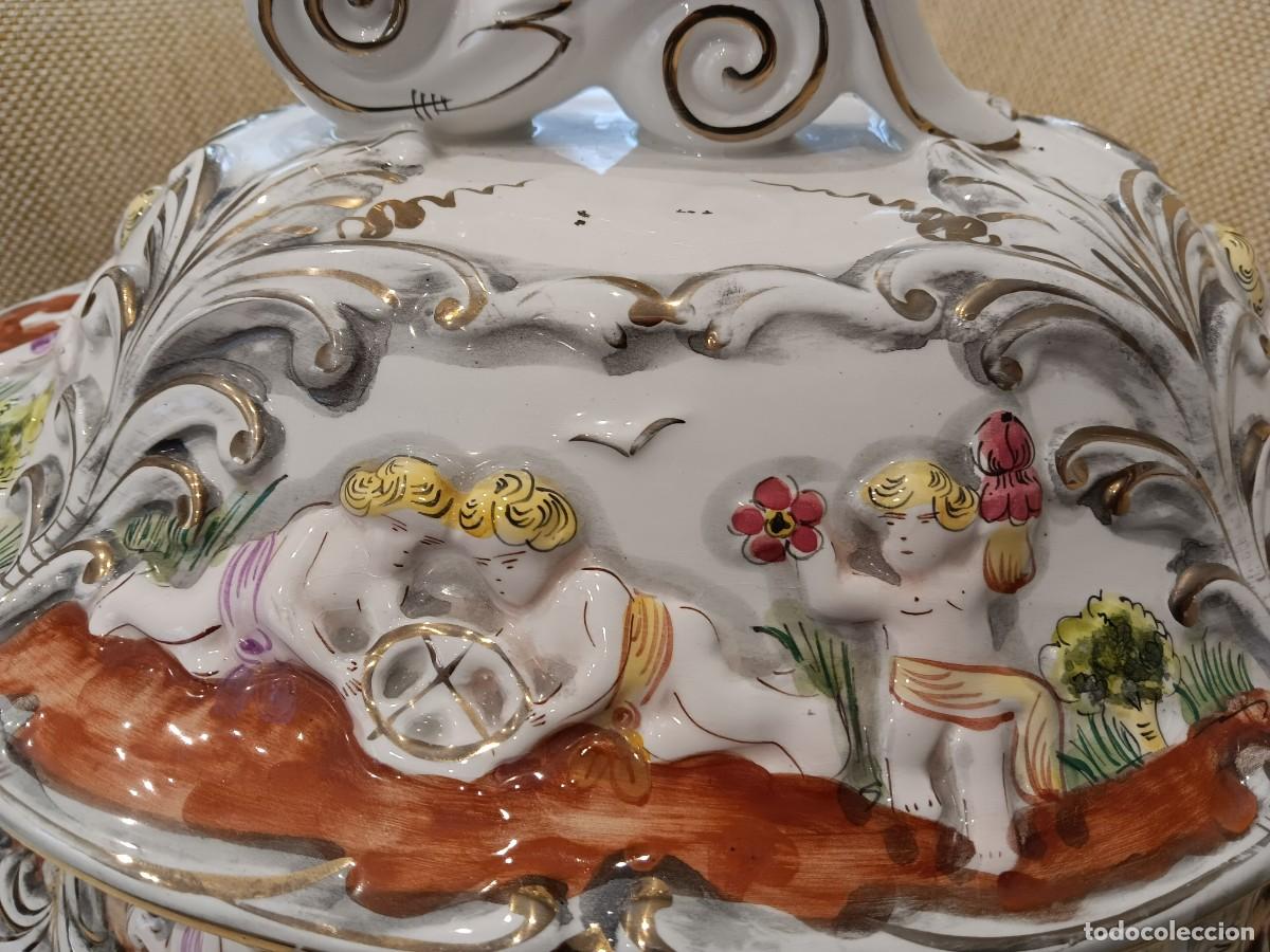 Antig&uuml;edades: Centro de mesa ceramica - Foto 7