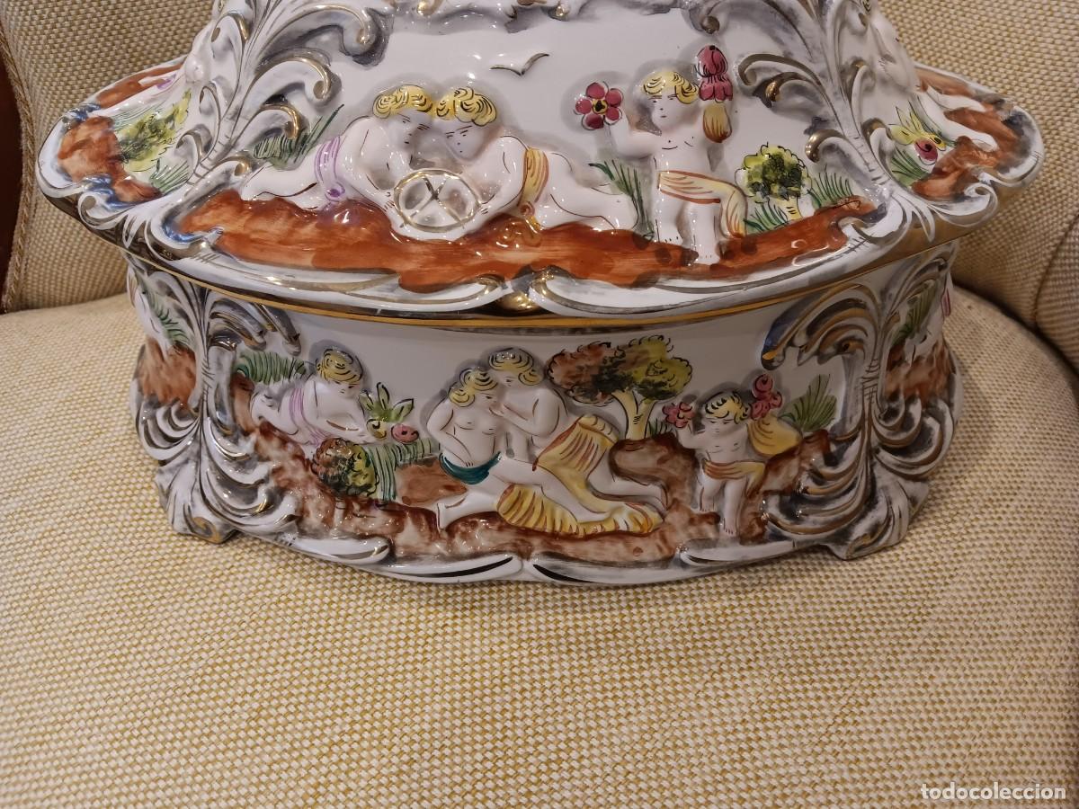 Antig&uuml;edades: Centro de mesa ceramica - Foto 8