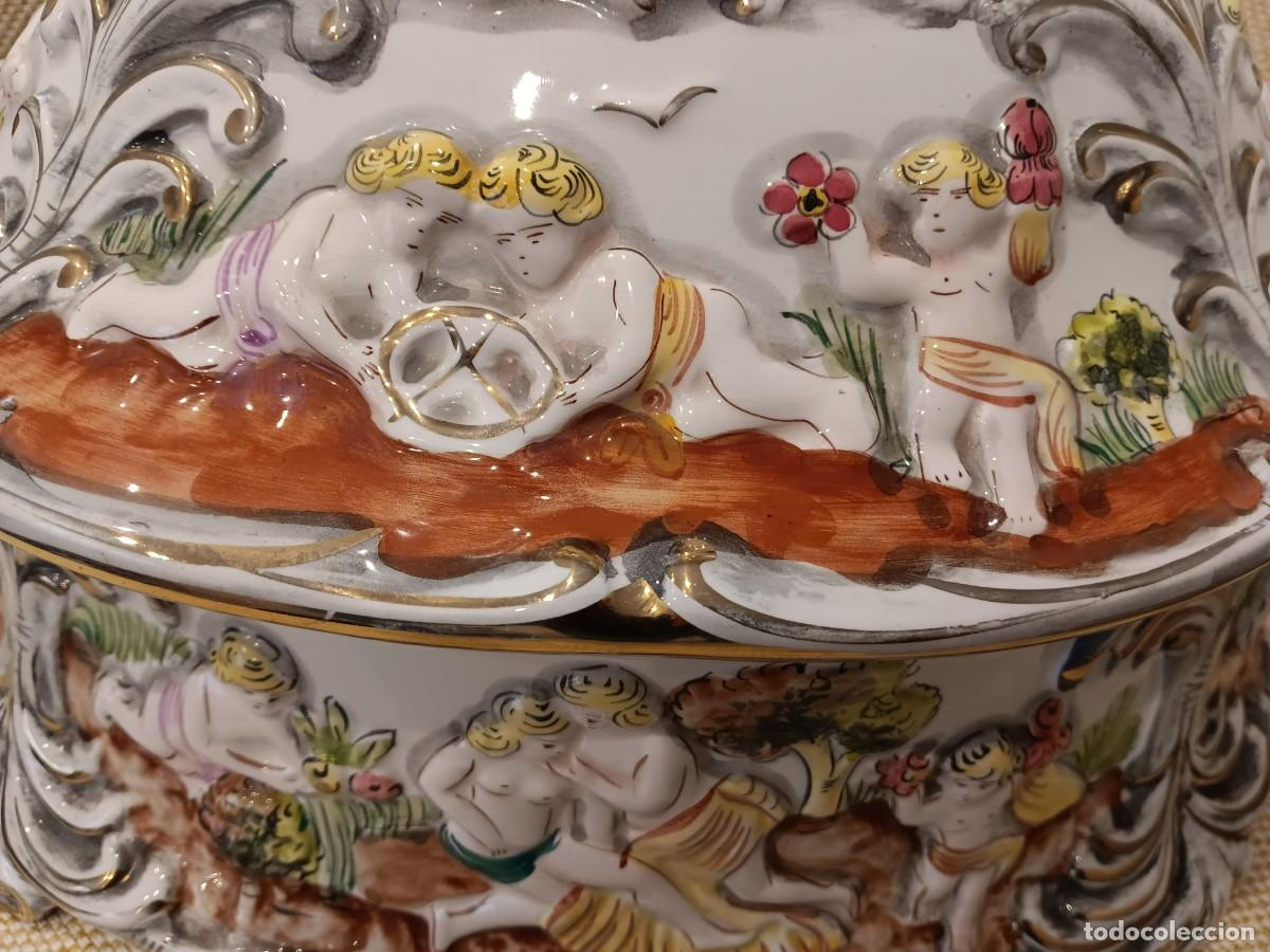 Antig&uuml;edades: Centro de mesa ceramica - Foto 10
