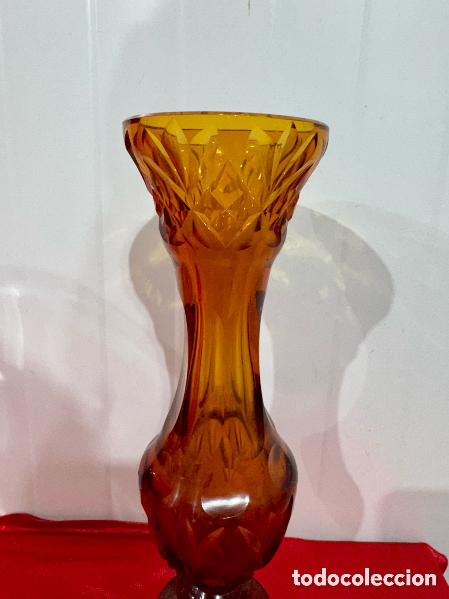 Antig&uuml;edades: - VIOLETERO DE CRISTAL Y PLATA - Foto 3