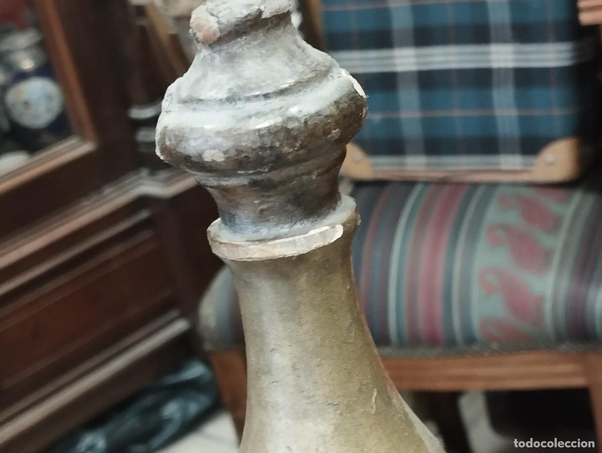 Antig&uuml;edades: PIE DE MADERA DEL SIGLO XVIII - Foto 8