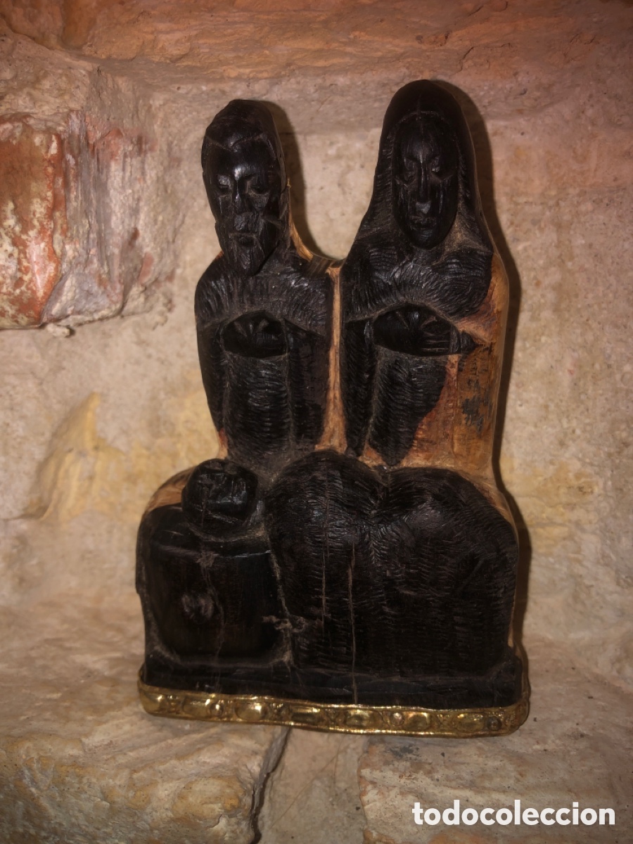 Antig&uuml;edades: Talla religiosa madera - Foto 4