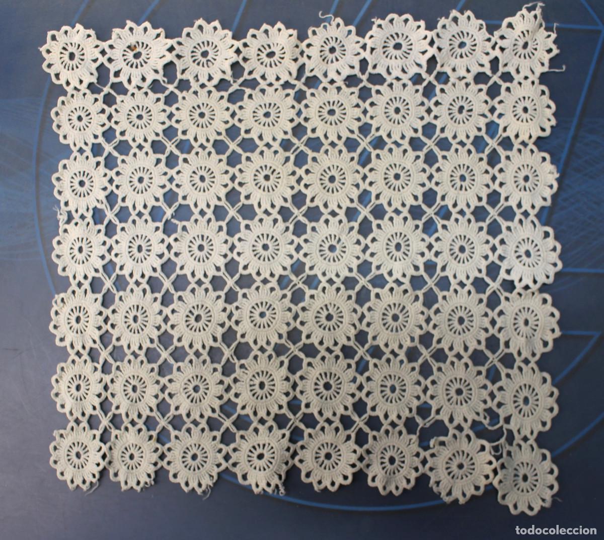 Antig&uuml;edades: Tapete, pa&ntilde;o de ganchillo, crochet. - Foto 1