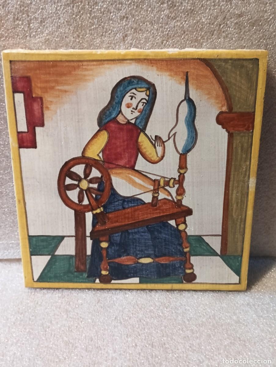 Antig&uuml;edades: AZULEJO OFICIOS-ACTUAL. - Foto 1