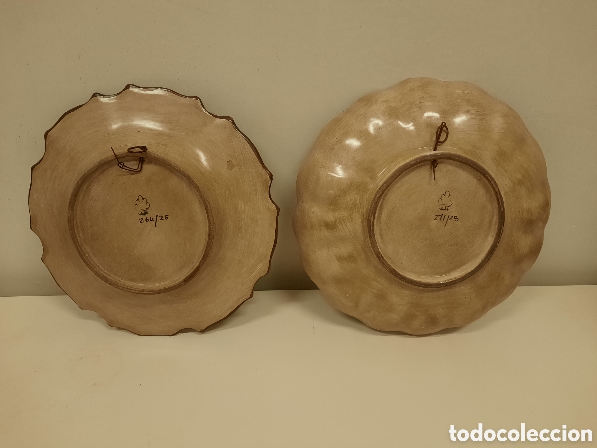 Antig&uuml;edades: Platos de cer&aacute;mica de decoraci&oacute;n - Foto 3