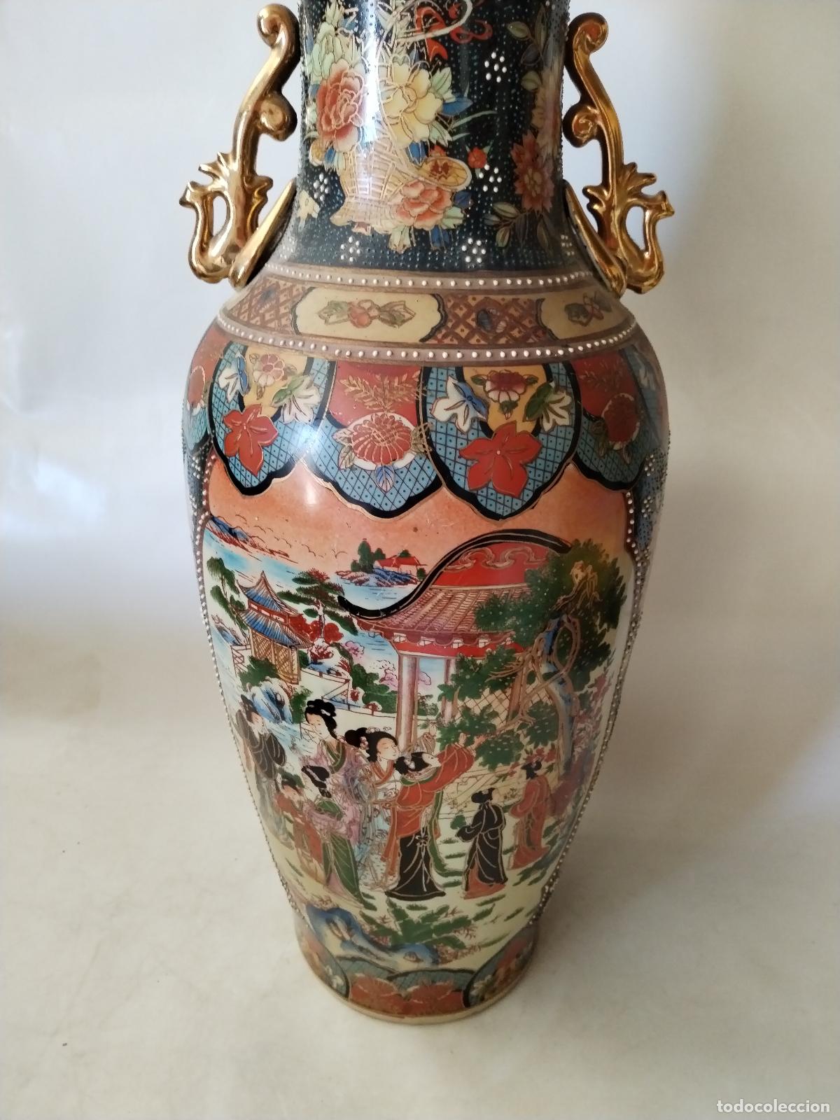 Antig&uuml;edades: jarron chino de ceramica - Foto 10