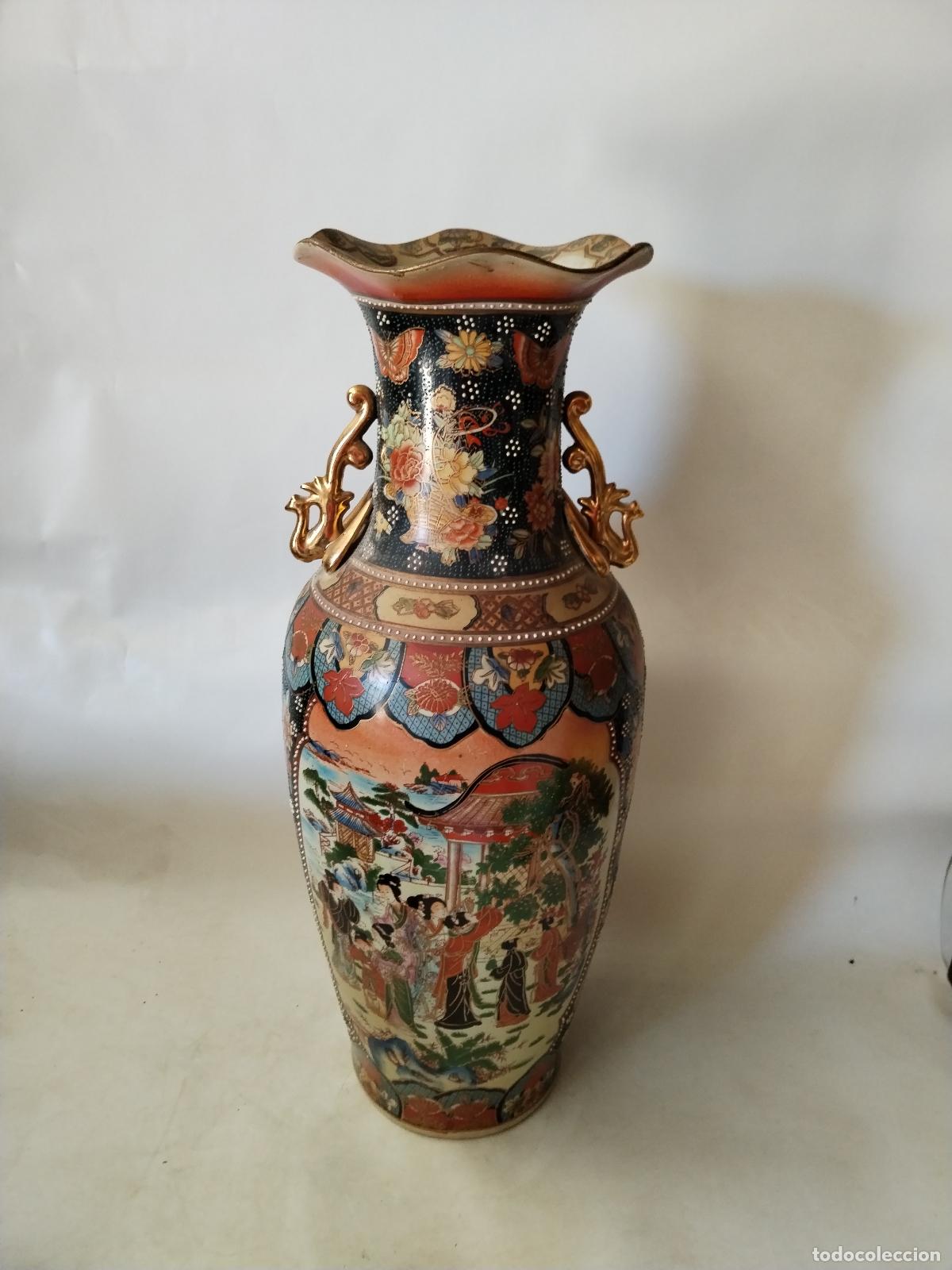Antig&uuml;edades: jarron chino de ceramica - Foto 11
