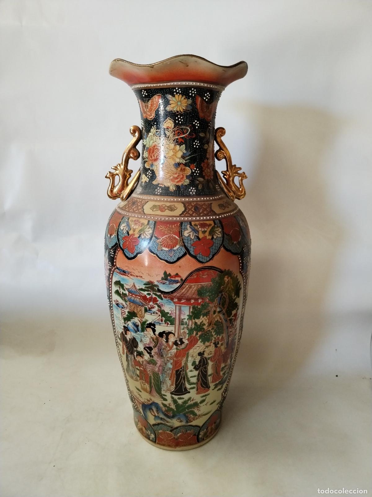 Antig&uuml;edades: jarron chino de ceramica - Foto 1