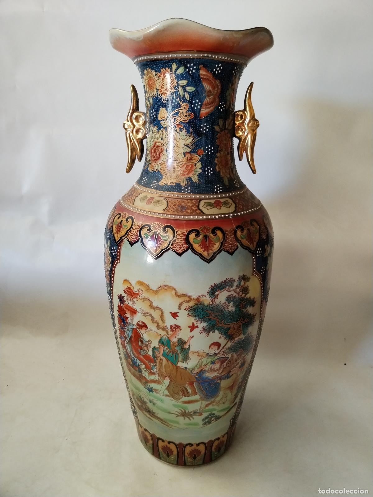 Antig&uuml;edades: jarron chino de ceramica - Foto 10