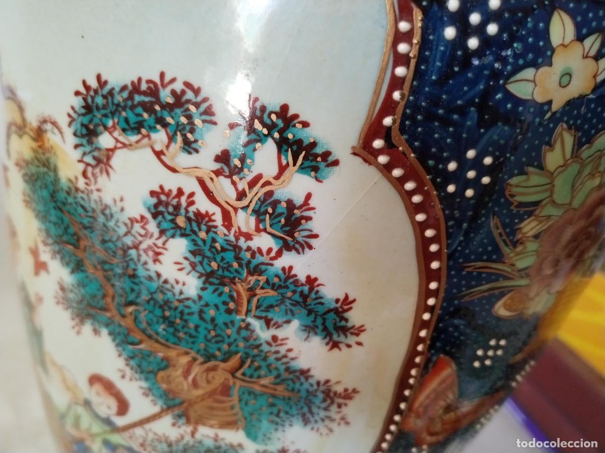 Antig&uuml;edades: jarron chino de ceramica - Foto 14