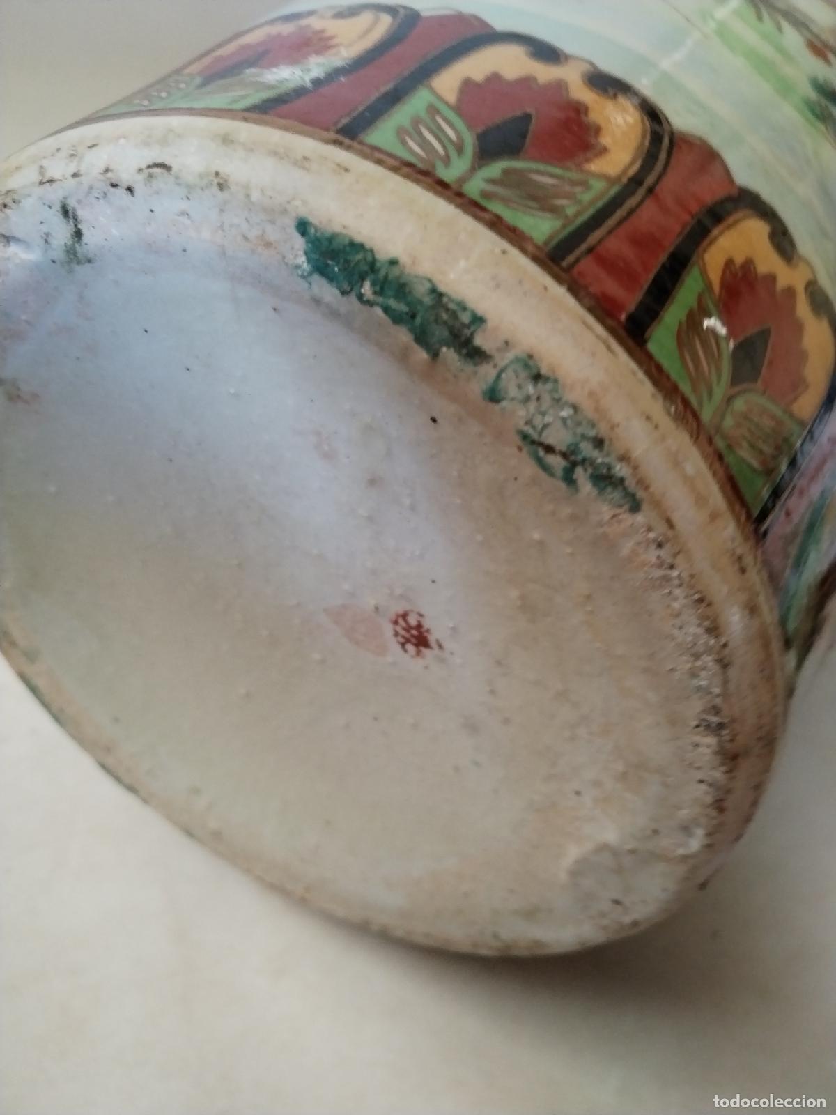 Antig&uuml;edades: jarron chino de ceramica - Foto 16