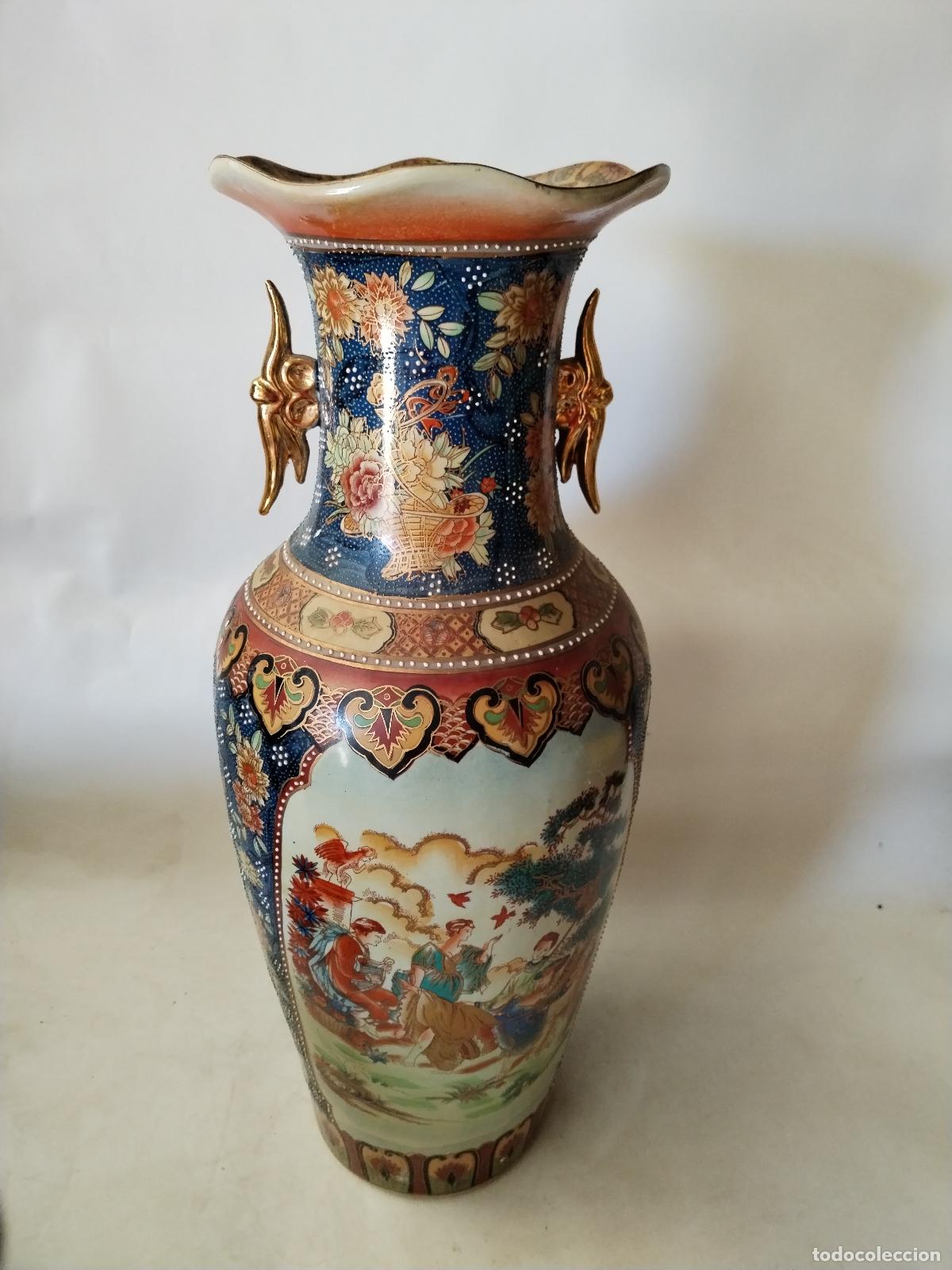 Antig&uuml;edades: jarron chino de ceramica - Foto 18