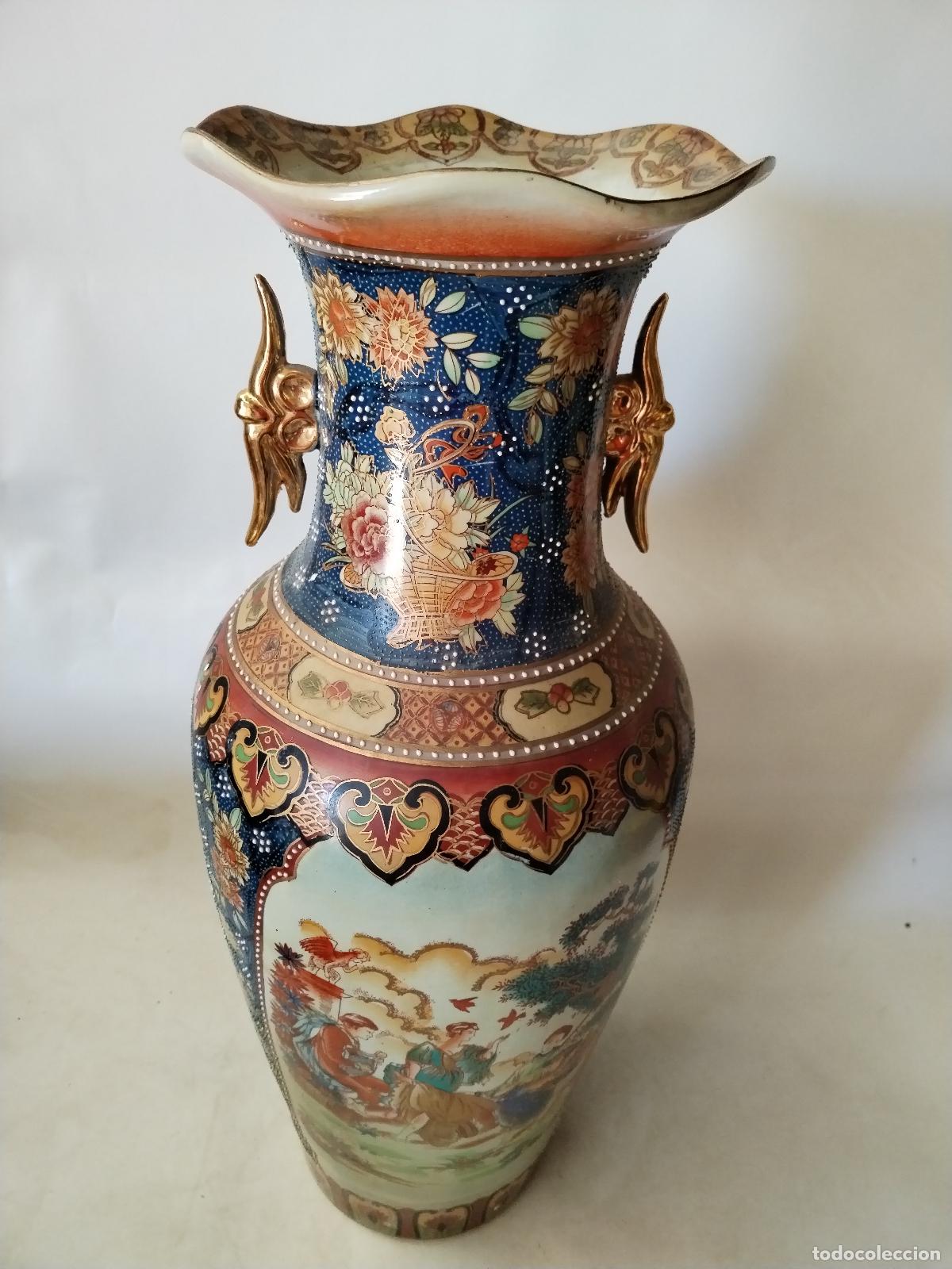 Antig&uuml;edades: jarron chino de ceramica - Foto 19