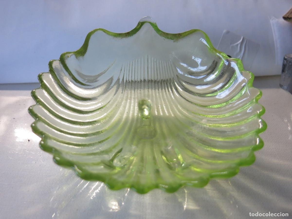Antig&uuml;edades: JABONERA CRISTAL VERDE - Foto 2