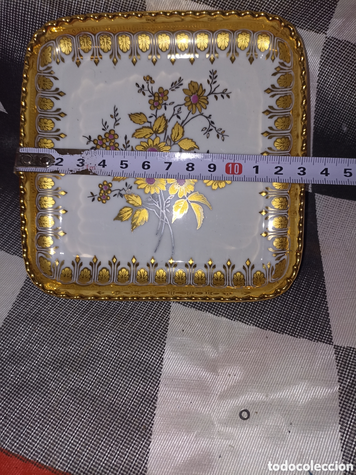 Antig&uuml;edades: Bandeja con bordura de oro de 24K - Foto 4