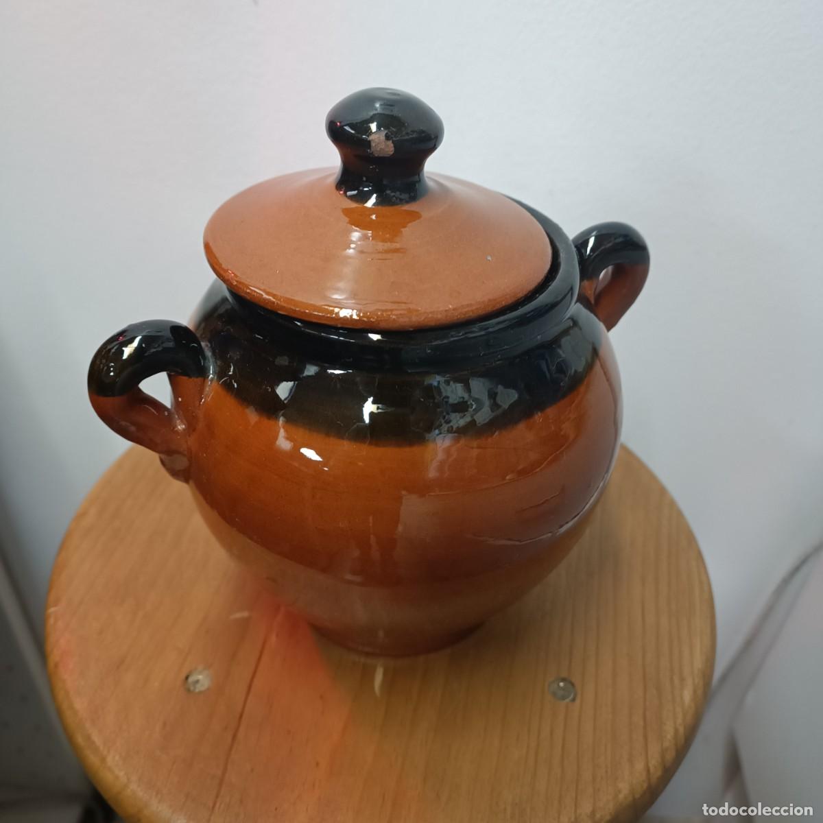 Antig&uuml;edades: Tarro de cer&agrave;mica para olivas - Foto 2