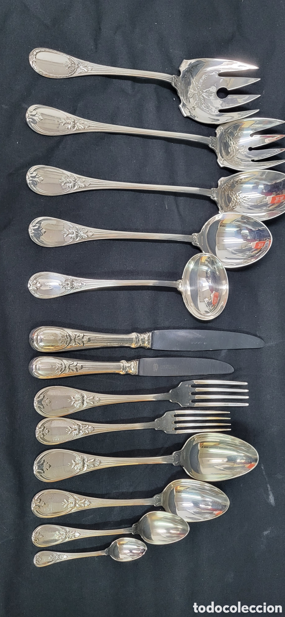 Antig&uuml;edades: Cuberter&iacute;a CHRISTOFLE completa 12 SERVICIOS - Foto 2