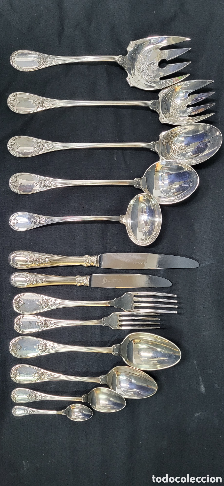 Antig&uuml;edades: Cuberter&iacute;a CHRISTOFLE completa 12 SERVICIOS - Foto 8